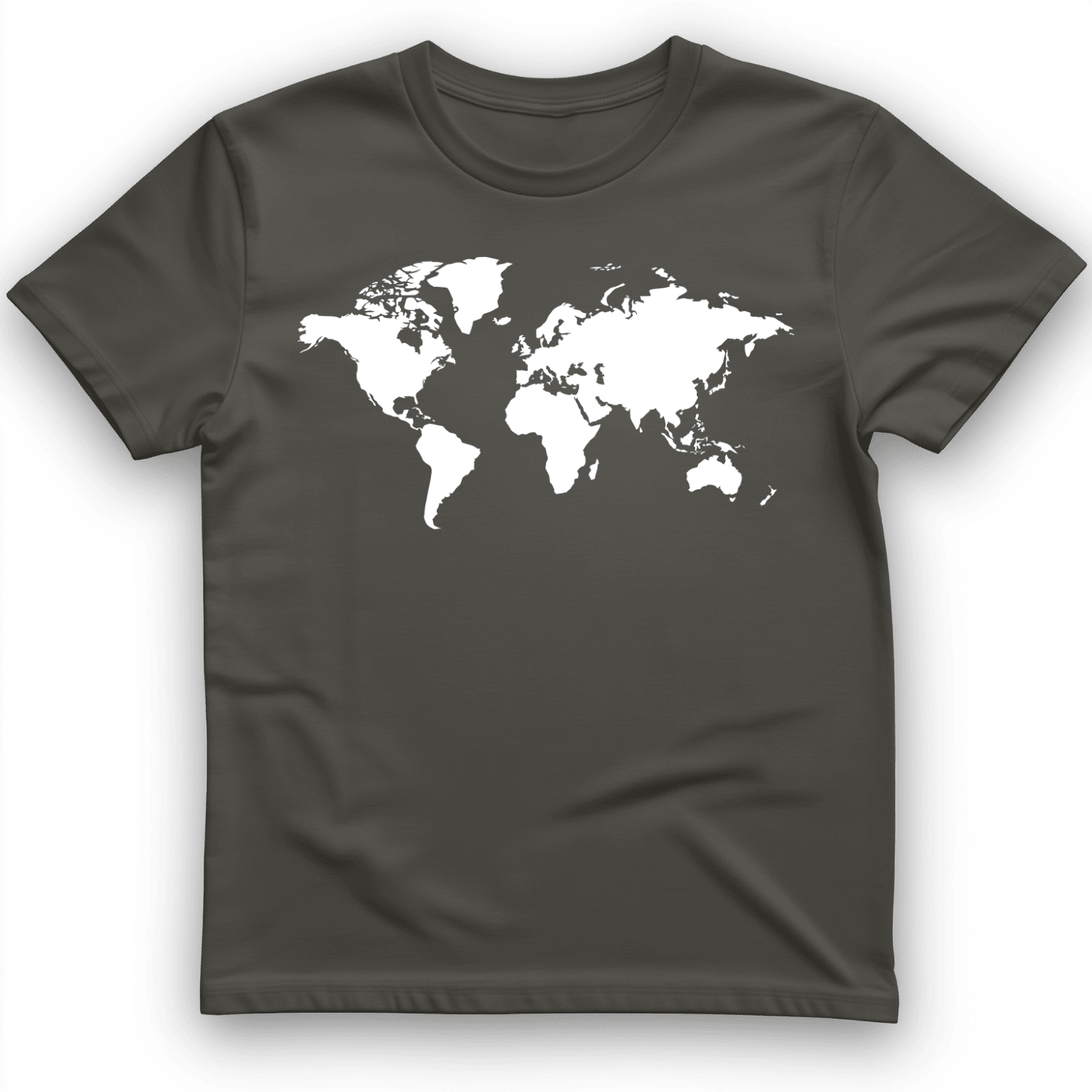 World Map Graphic Design T-Shirt Geography Short Unique Gifts For Brothers