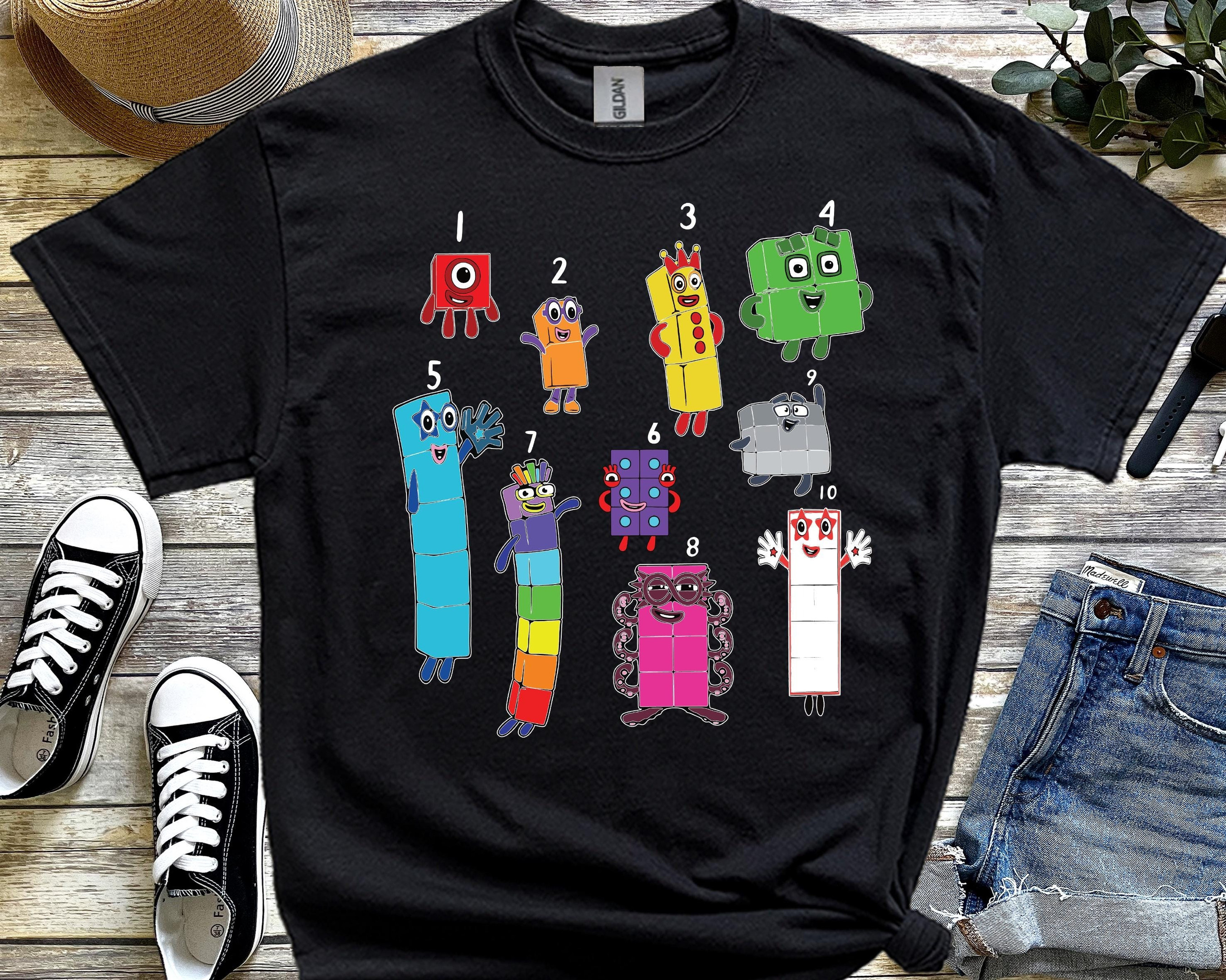 World Maths Educational Shirt Cute Numberblock Tee Unique Gifts Idea For Brother