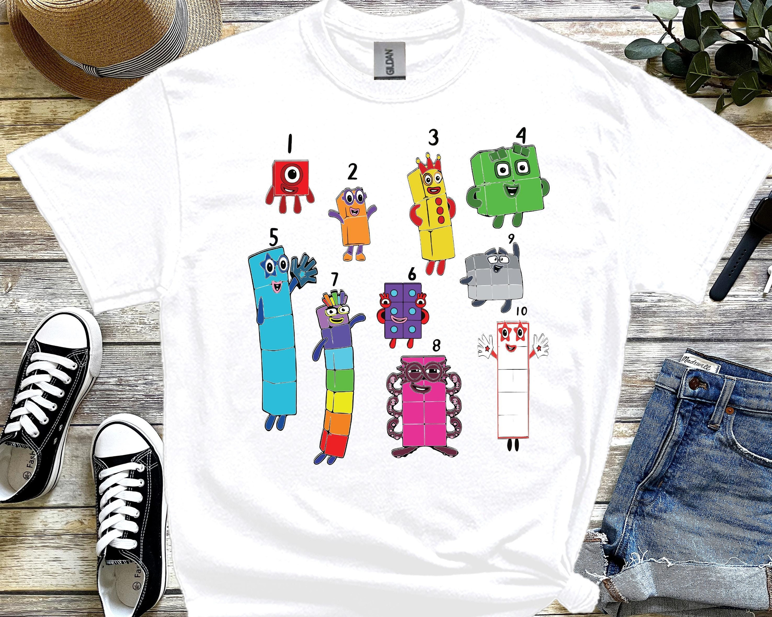 World Maths Numberblock Shirt National Numeracy Clothes Cute Gifts For Son