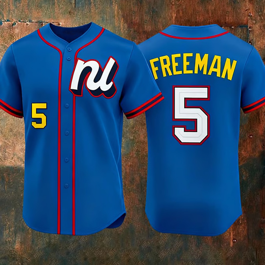 World Series Merch 2025 5 Freeman Baseball Jersey Game Day Apparel Baseball Enthusiast Gifts