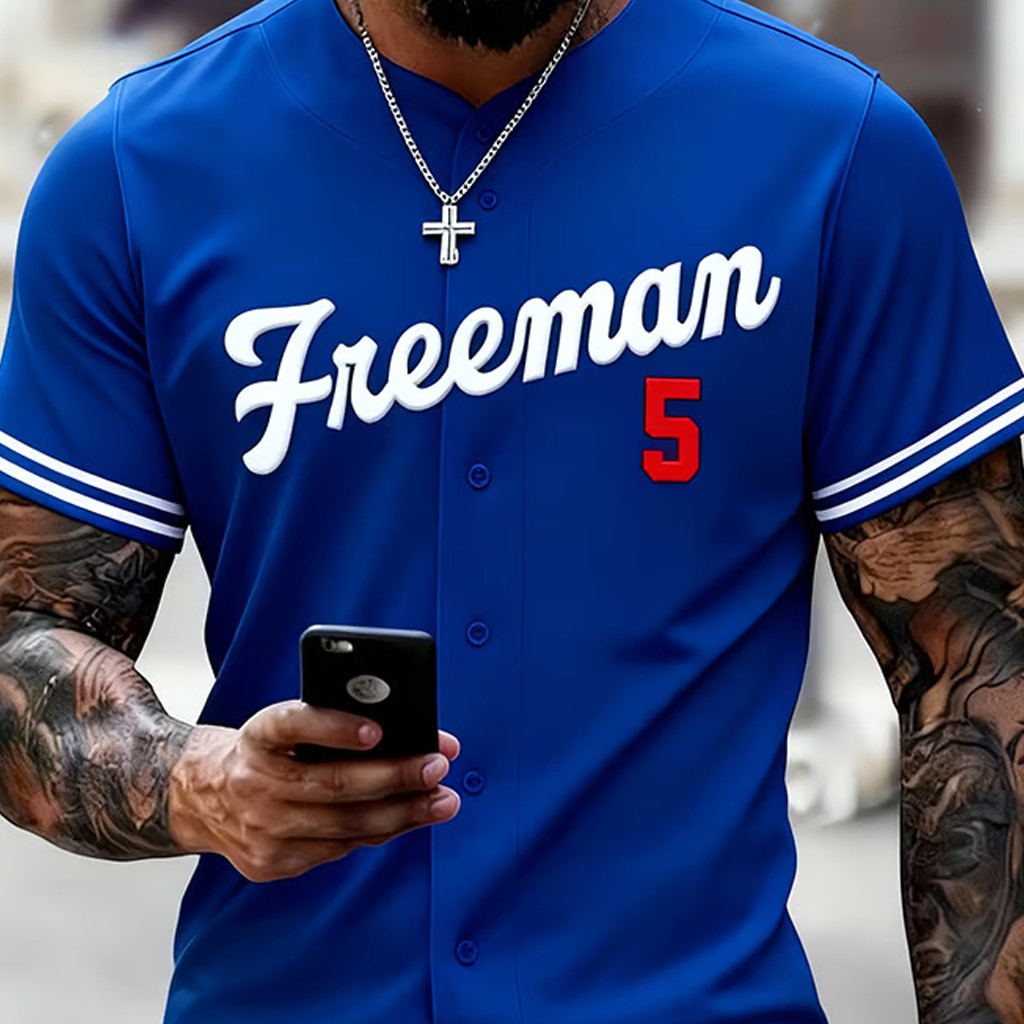World Series Merch 2025 5 Freeman Baseball Jersey Game Day Apparel Best Gifts For Baseball Fans World Series Merch 2025 5 Freeman Baseball Jersey Game Day Apparel Best Gifts For Baseball Fans