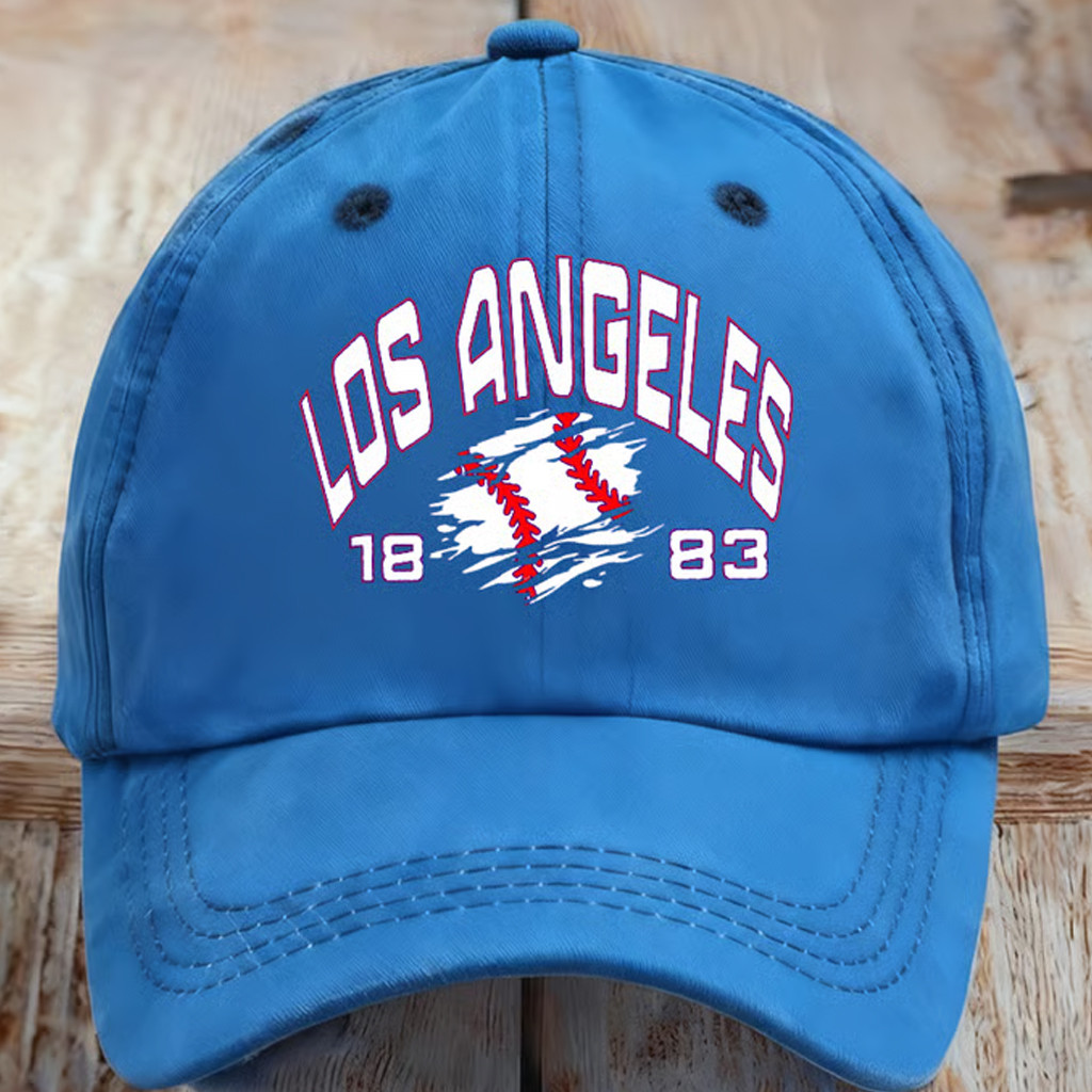 World Series Merch 2025 LA Dodgers Hat Game Day Cap Presents For Baseball Lovers