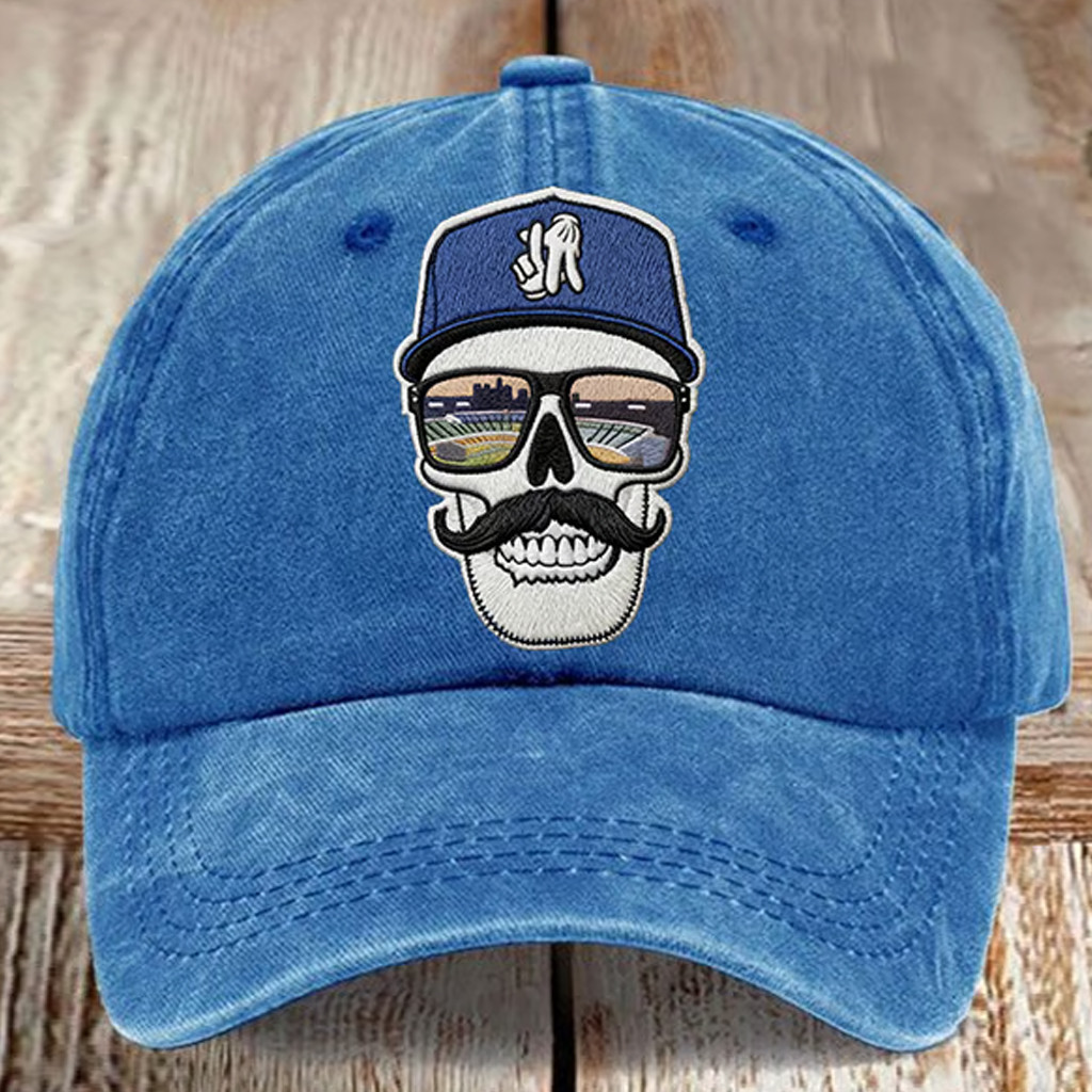 World Series Merch 2025 Skull LA Dodgers Back To Back Champions Hat Embroidered Game Day Hat World Series Merch 2025 Skull LA Dodgers Back To Back Champions Hat Embroidered Game Day Hat