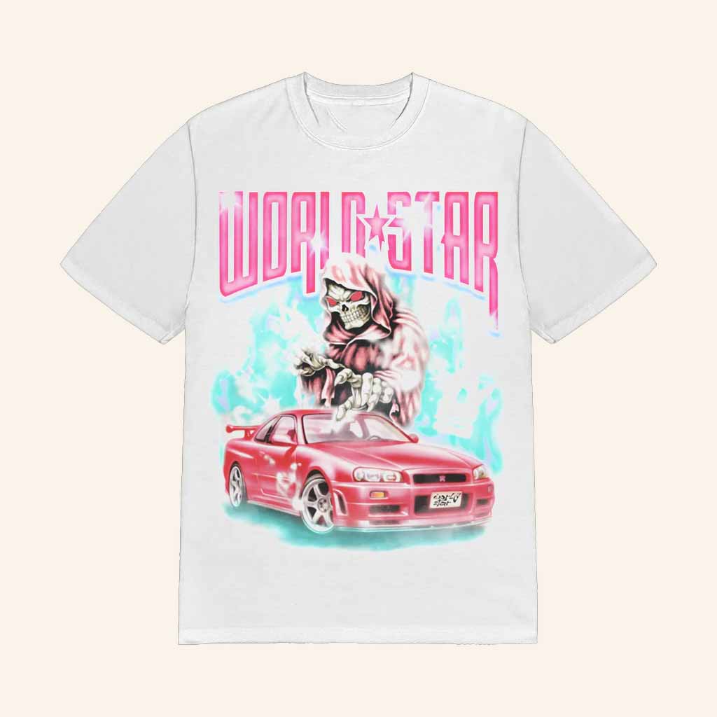 World Star Hip Hop Merch Airbrush Reaper T-Shirt Halloween Gift For Sister World Star Hip Hop Merch Airbrush Reaper T-Shirt Halloween Gift For Sister