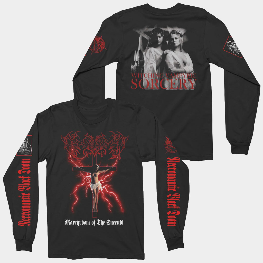 Worm Band Merch Martyrdom Of The Succubi Long Sleeve T-Shirt Gifts For Him