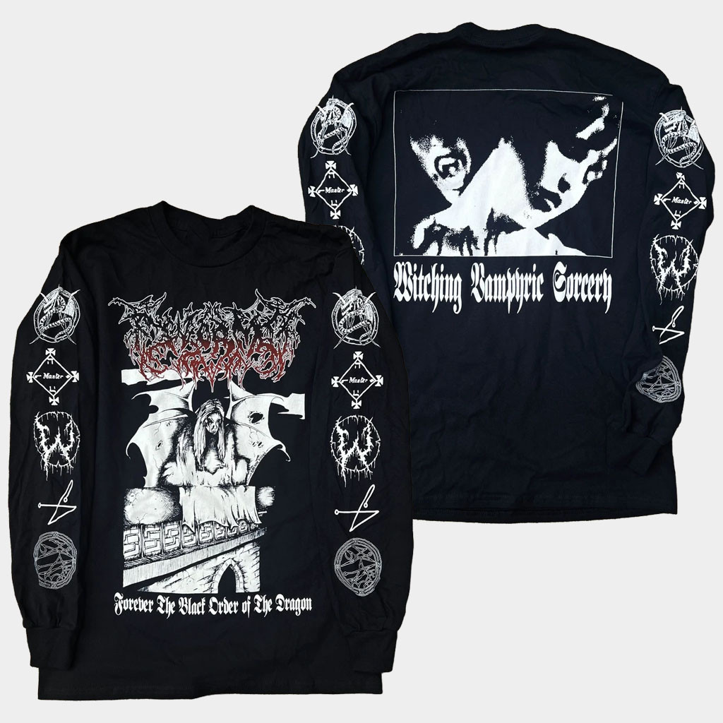 Worm Band Merch WORM Forever The Black Order Of The Dragon Long Sleeve T-Shirt Gifts For Fans