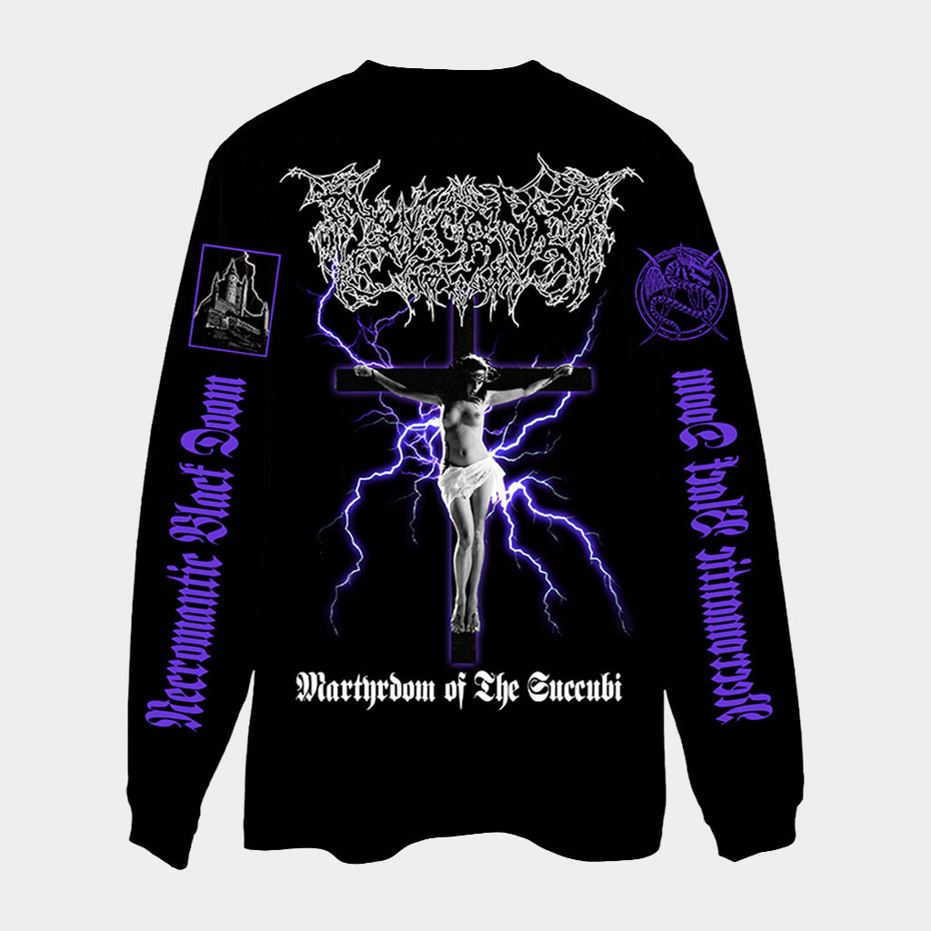 Worm Band Merch Worm Lightning Long Sleeve T-Shirt Gift Ideas For Music Lovers-1