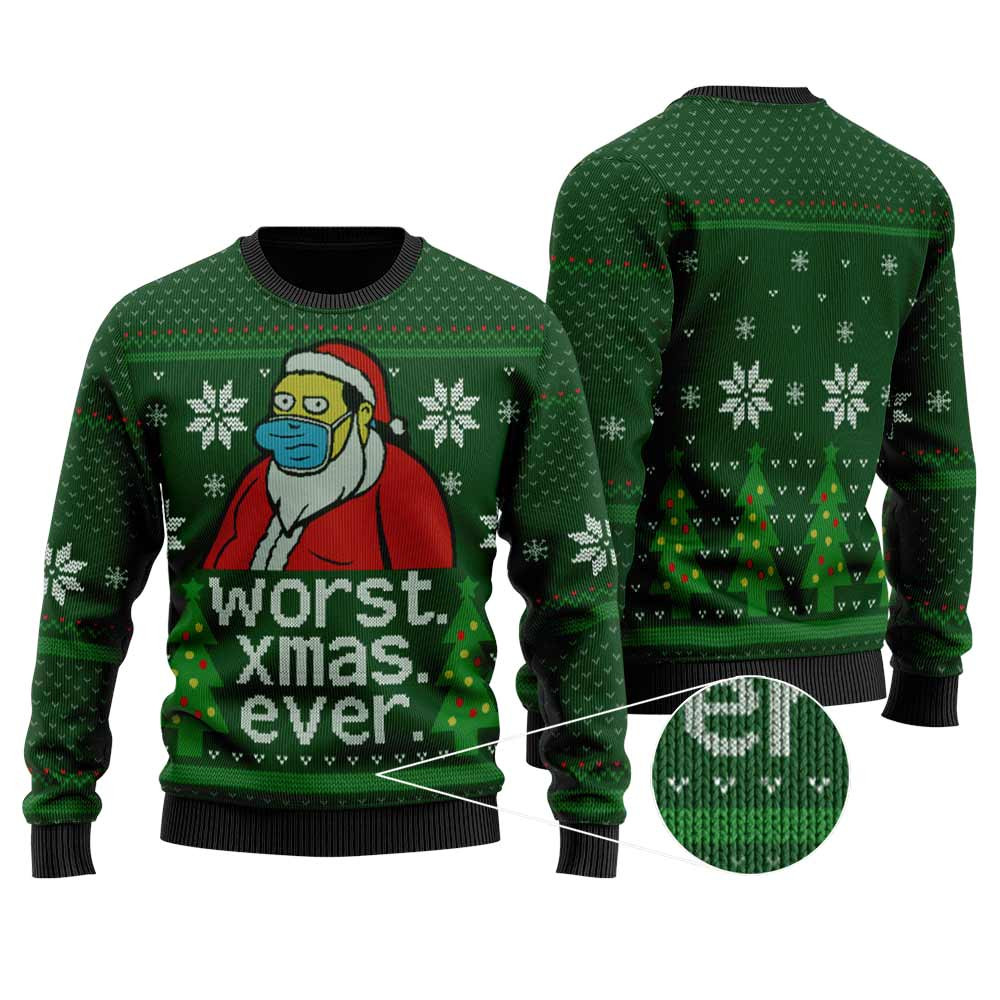 Worst Christmas Ever Christmas Sweater Funny Ugly Sweater For Men Women Perfect Winter Merch Gift for the Holiday Spirit