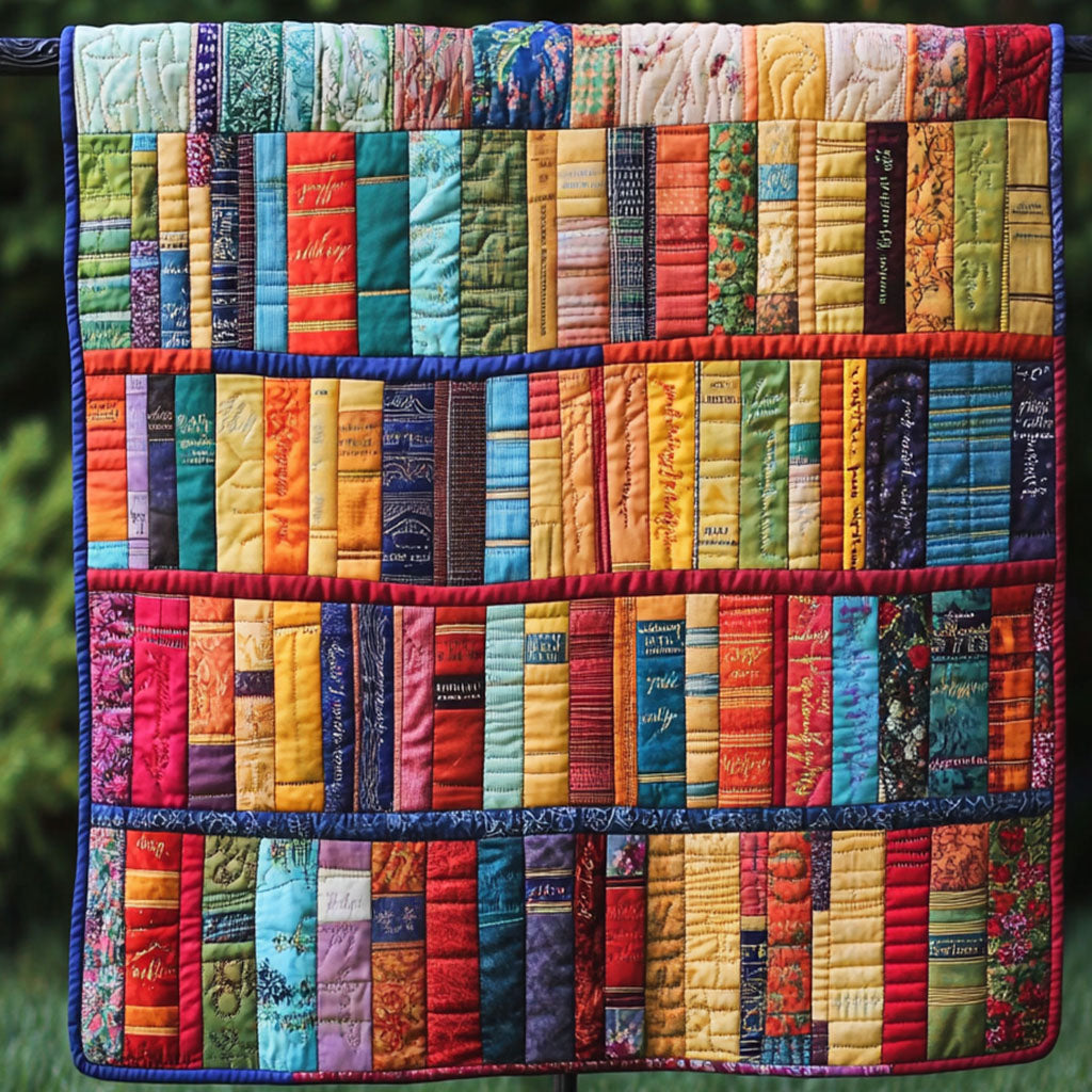 Woven Whimsy Quilted Blanket Christmas Throw Blanket Gifts For Book Lovers Nerd