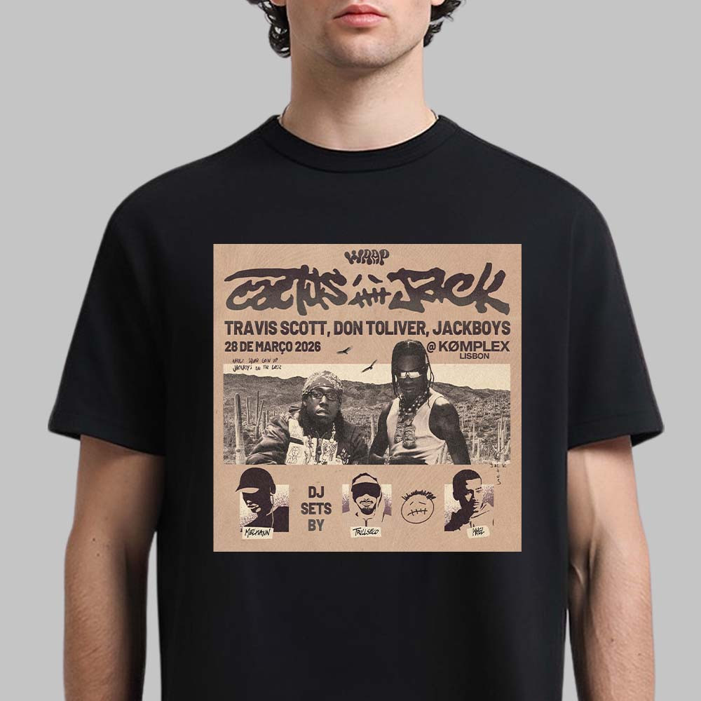 Wrap X Cactus Jack Show T-Shirt Travis Scott Don Toliver And Jackboys On March 28 2026 Shirt