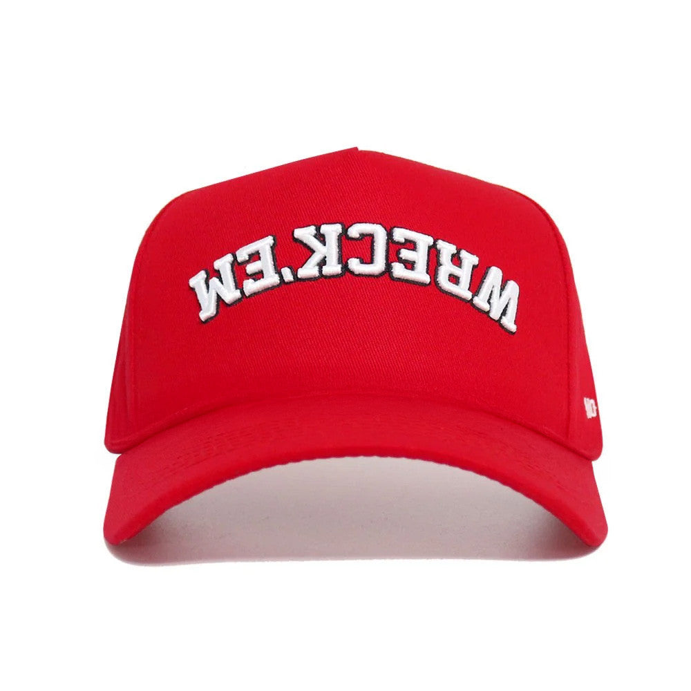 WRECK 'EM Upside Down Hat Trend WRECK 'EM Reversed Hat Fathers Day Gift From Daughter