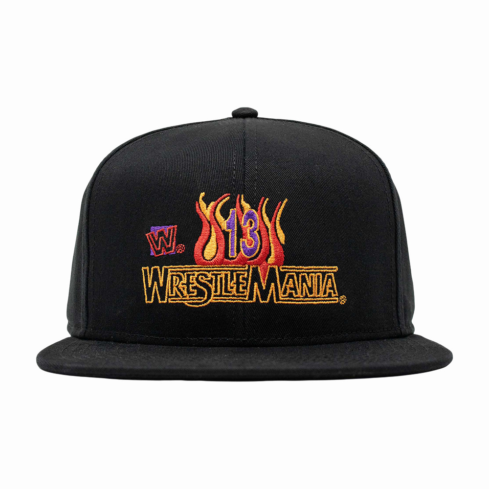 WrestleMania 13 Snapback Hat WWE WrestleMania Trucker Cap Best Present For Husband