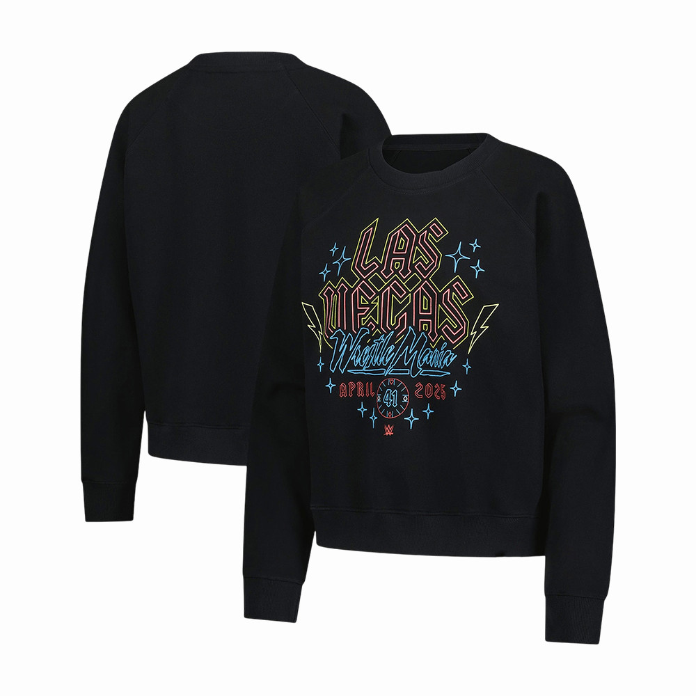 WrestleMania 41 French Terry Sweatshirt WrestleMania Vegas Apparel Best Gift For WWE Lovers
