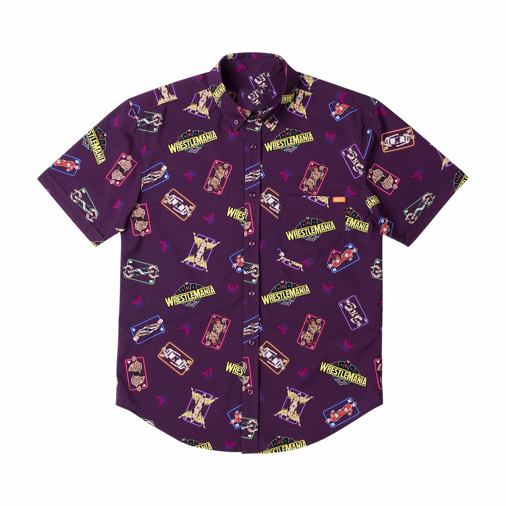 WrestleMania 41 KUNUFLEX Button Up Shirt WWE Streetwear Apparel Unique Gift For Him