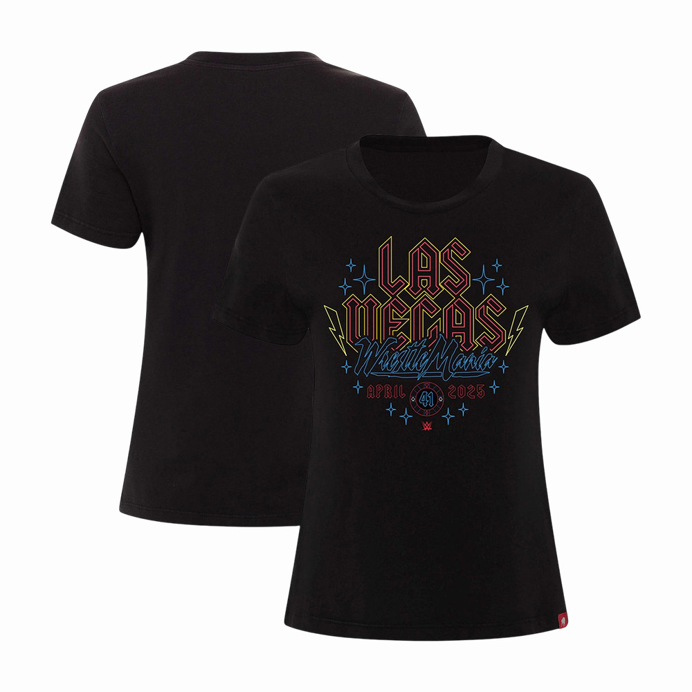 WrestleMania 41 Las Vegas T-Shirt WWE Streetwear Clothes WWE Fans Gift For Mother's Day