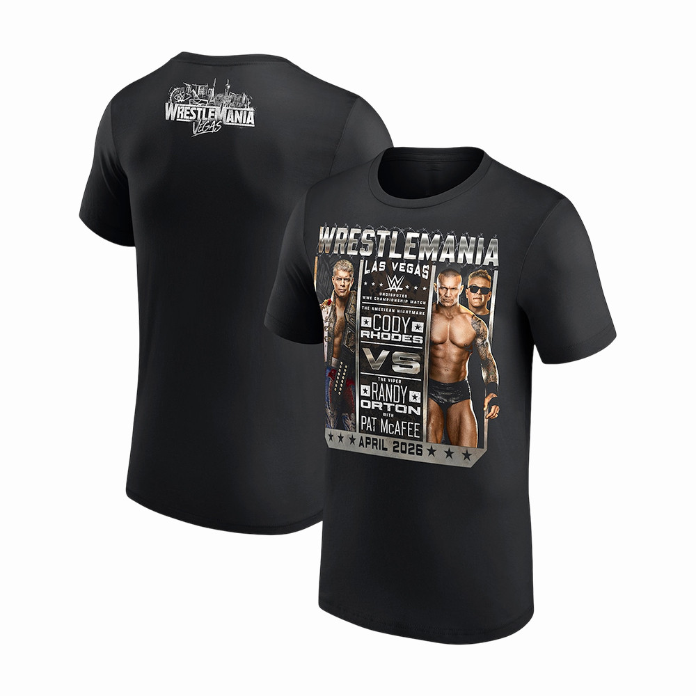 WrestleMania Cody Rhodes Vs Randy Orton T-Shirt WrestleMania Vegas Clothes Best Gift For Friends