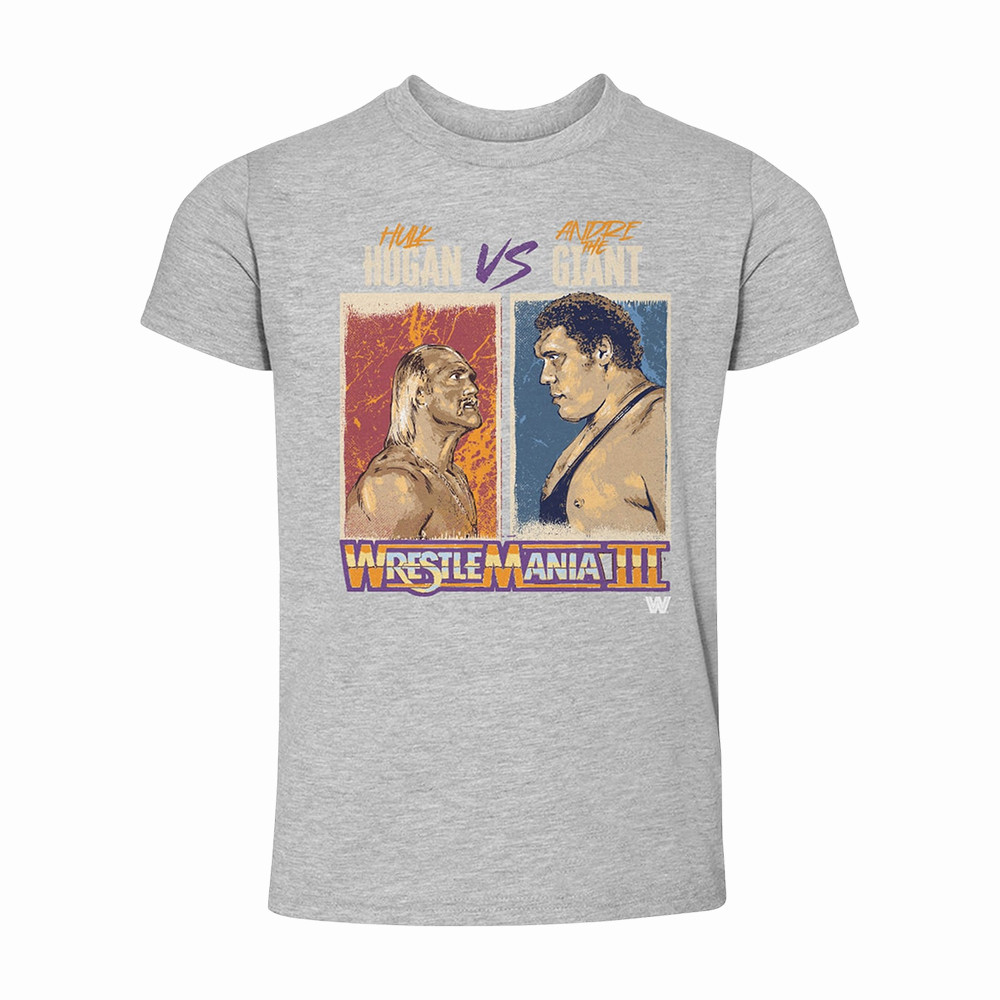 WrestleMania III Hulk Hogan Vs Andre The Giant T-Shirt WrestleMania Vegas Merch Hulk Lover Gifts