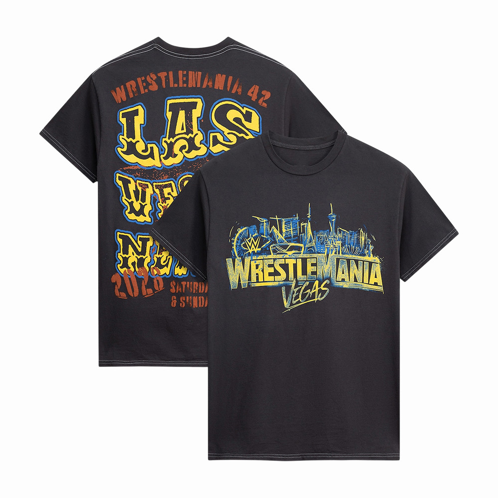 WrestleMania Luck Is A Lie Graphic T-Shirt WrestleMania Vegas Shirt Unique Gift For WWE Lovers