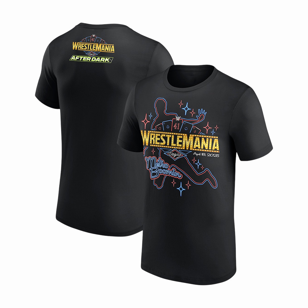 WrestleMania Metro Boomin T-Shirt WrestleMania Vegas Clothes Best Present For Husband