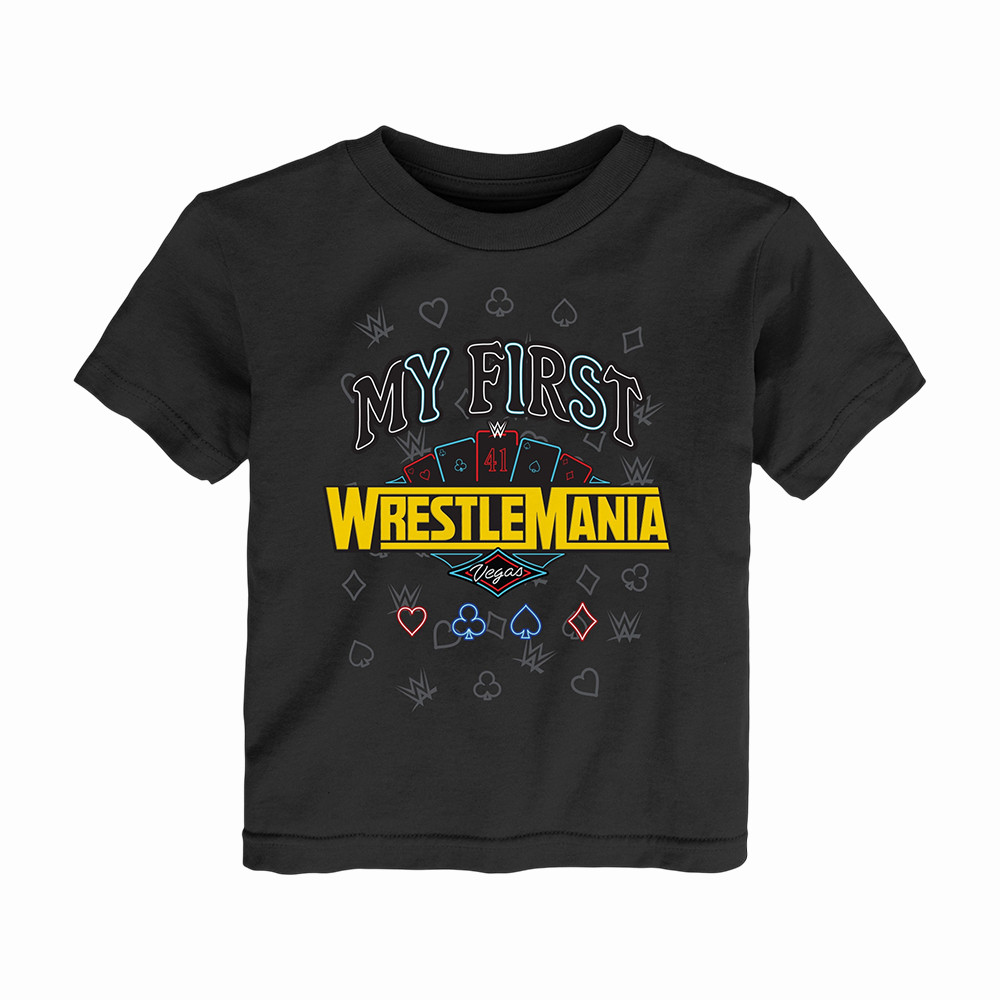 WrestleMania My First WrestleMania T-Shirt WWE Clothes Unique Gift For Fans