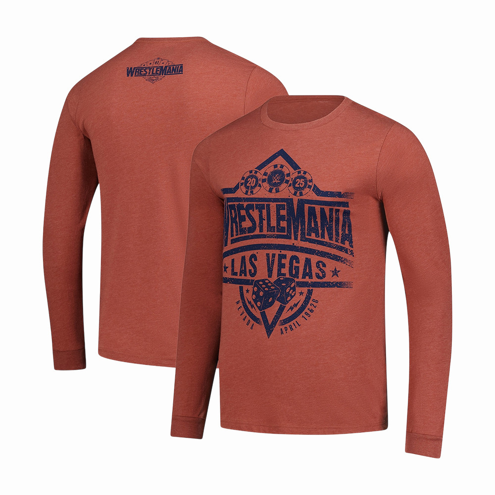 WrestleMania Poker Chips Long Sleeve Shirt WrestleMania Vegas Merch Father Gift Idea