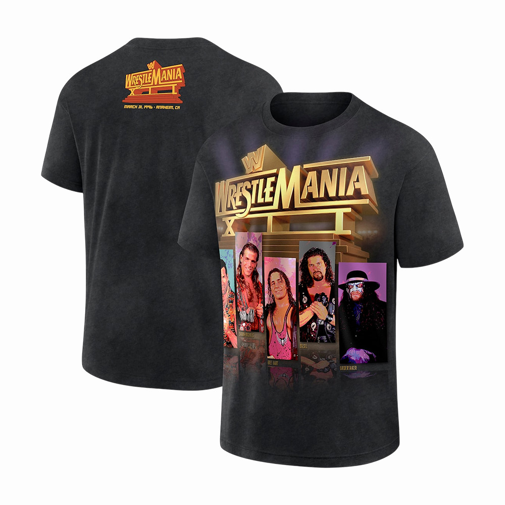WrestleMania Poster Graphic T-Shirt WrestleMania Vegas Clothes Present Idea For Husband