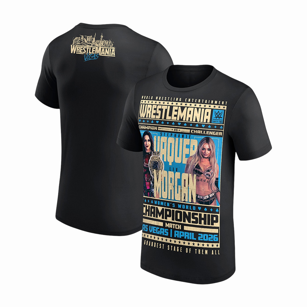 WrestleMania Vaquer Morgan Superstar T -Shirt WrestleMania Vegas Clothes Best Gift For Friends