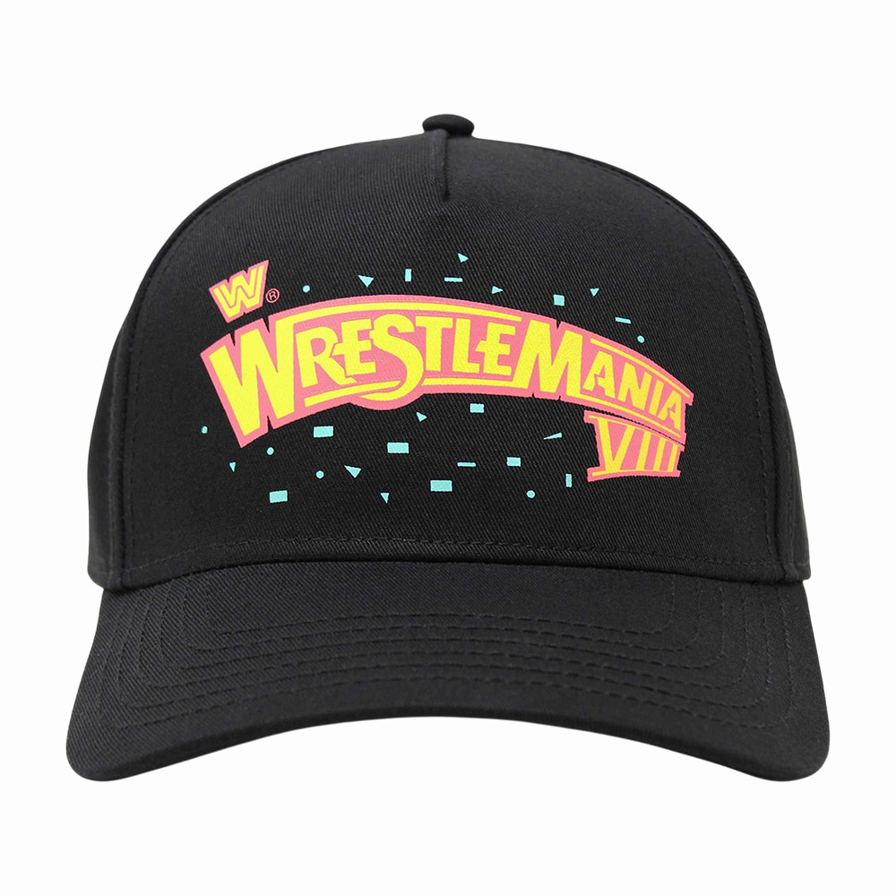 WrestleMania VIII Hat World Wrestling Entertainment Baseball Cap Unique Gift For WWE Fans