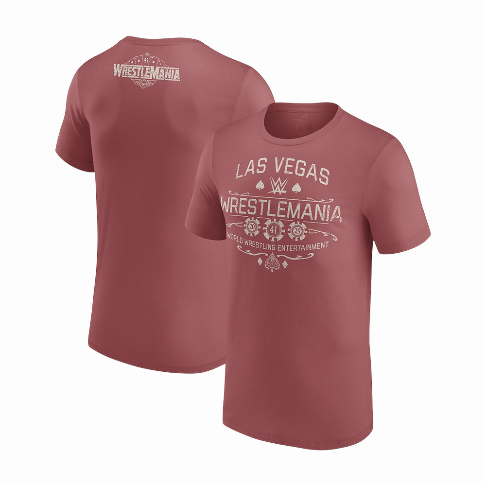 WrestleMania Vintage Poker Chips T-Shirt World Wrestling Entertainment Merch Unique Gift For Brothers