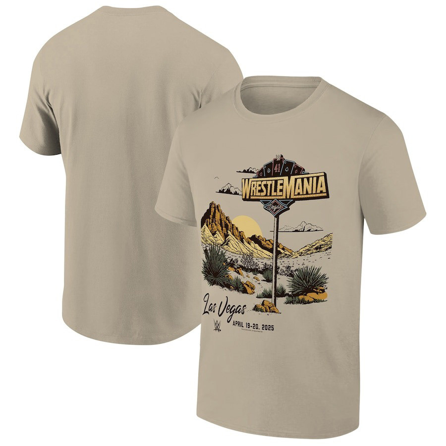 WrestleMania WWE 2025 Shirt WrestleMania 41 Las Vegas Western Tourist T-Shirt Fans Gifts