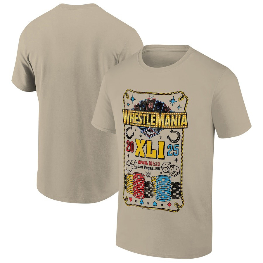 WrestleMania WWE 2025 Shirt WrestleMania XLI Las Vegas Western T-Shirt Boyfriend Gifts
