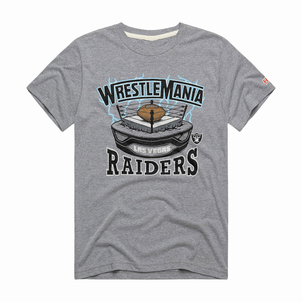 WrestleMania x Las Vegas Raiders T-Shirt WrestleMania Vegas Clothes Football Lover Gift