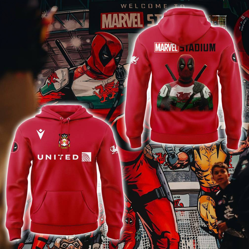 Wrexham AFC x Deadpool at Marvel Stadium Special Hoodie Best Gifts For Boyfriend