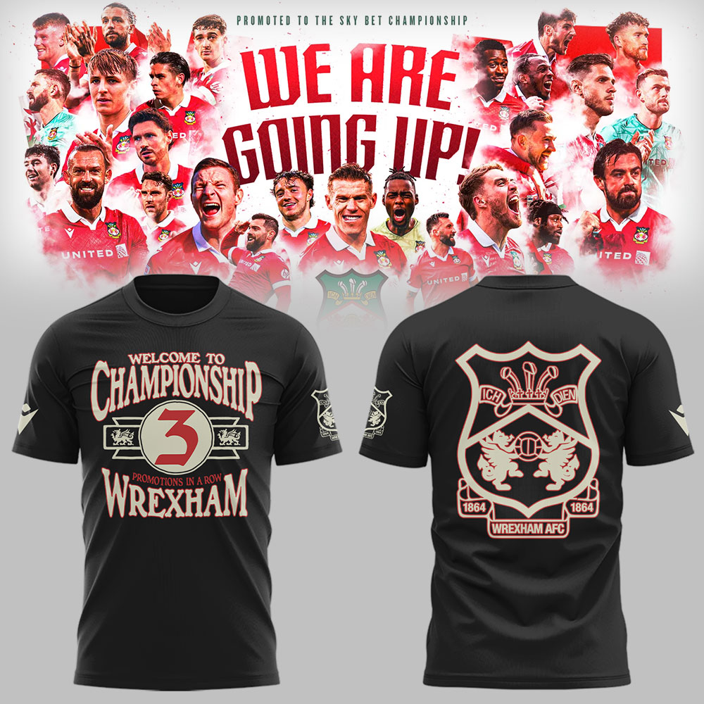 Wrexham AFC x Welcome To Champions T-Shirt Senior Football Player Gifts