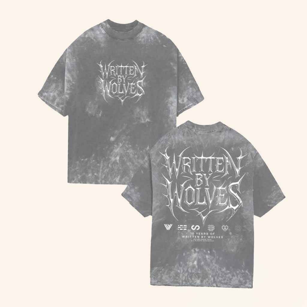 Written By Wolves Merch 10 Year Anniversary T-Shirt Christmas Gift For Music Fans Written By Wolves Merch 10 Year Anniversary T-Shirt Christmas Gift For Music Fans
