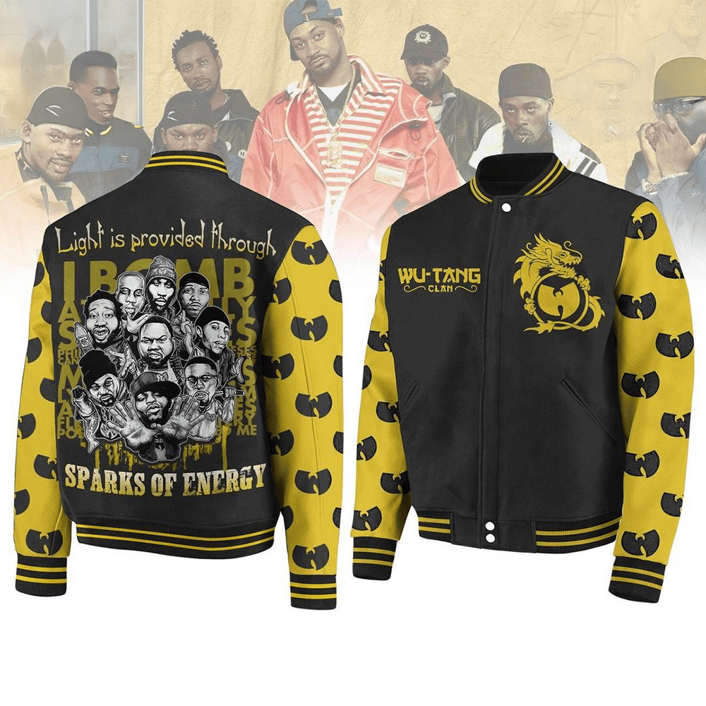 Wu-Tang Clan Sparks of Energy Special Baseball Jacket Wutang NY Merch Gift For Him
