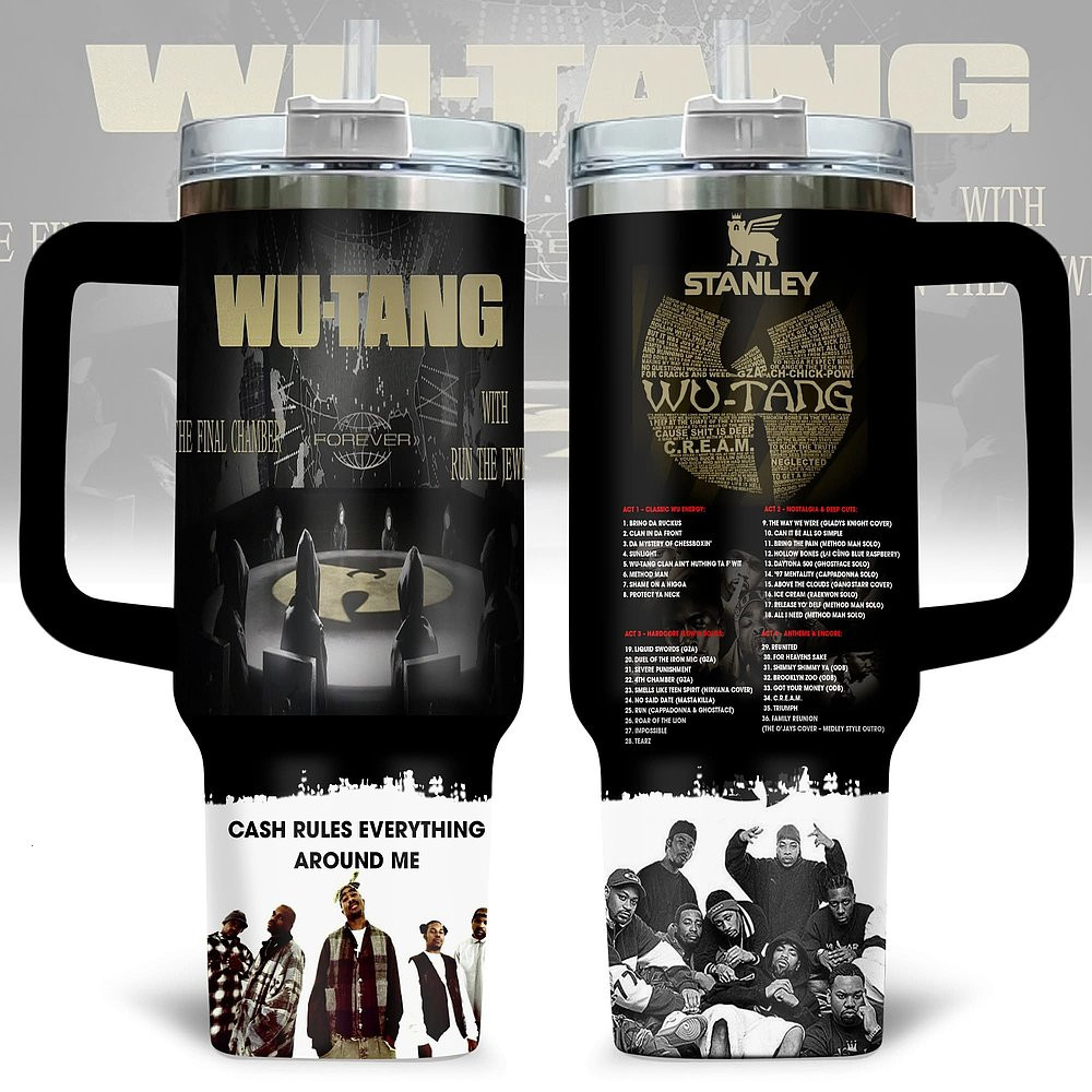 Wu-Tang Clan x Stanley Tumbler Cup Tumbler Wu Tang Merch Gift Ideas For Fans