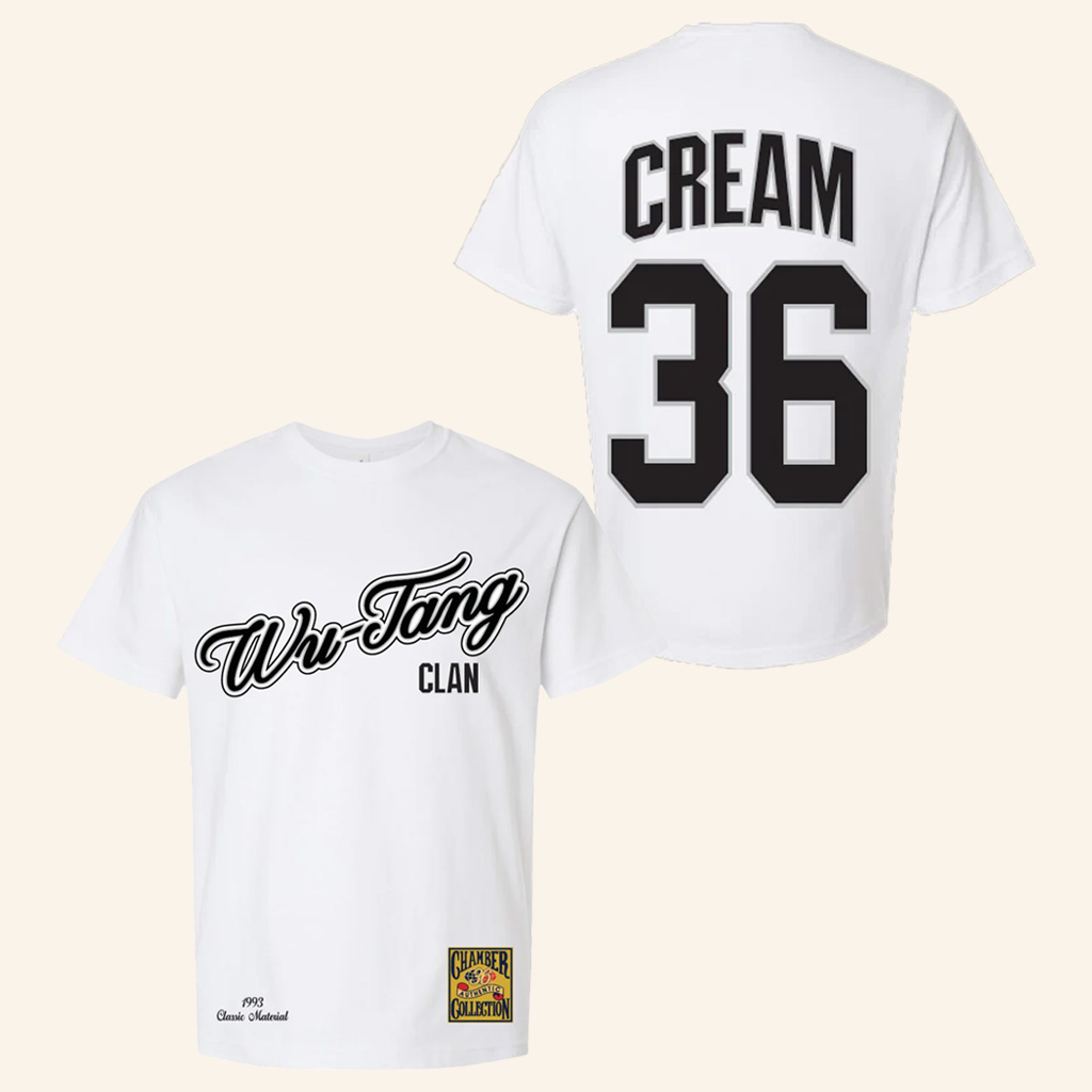 Wu Tang Merch Shaolin Sluggers T-Shirt White Wu Tang Clan Shirt Christmas Presents For Dad