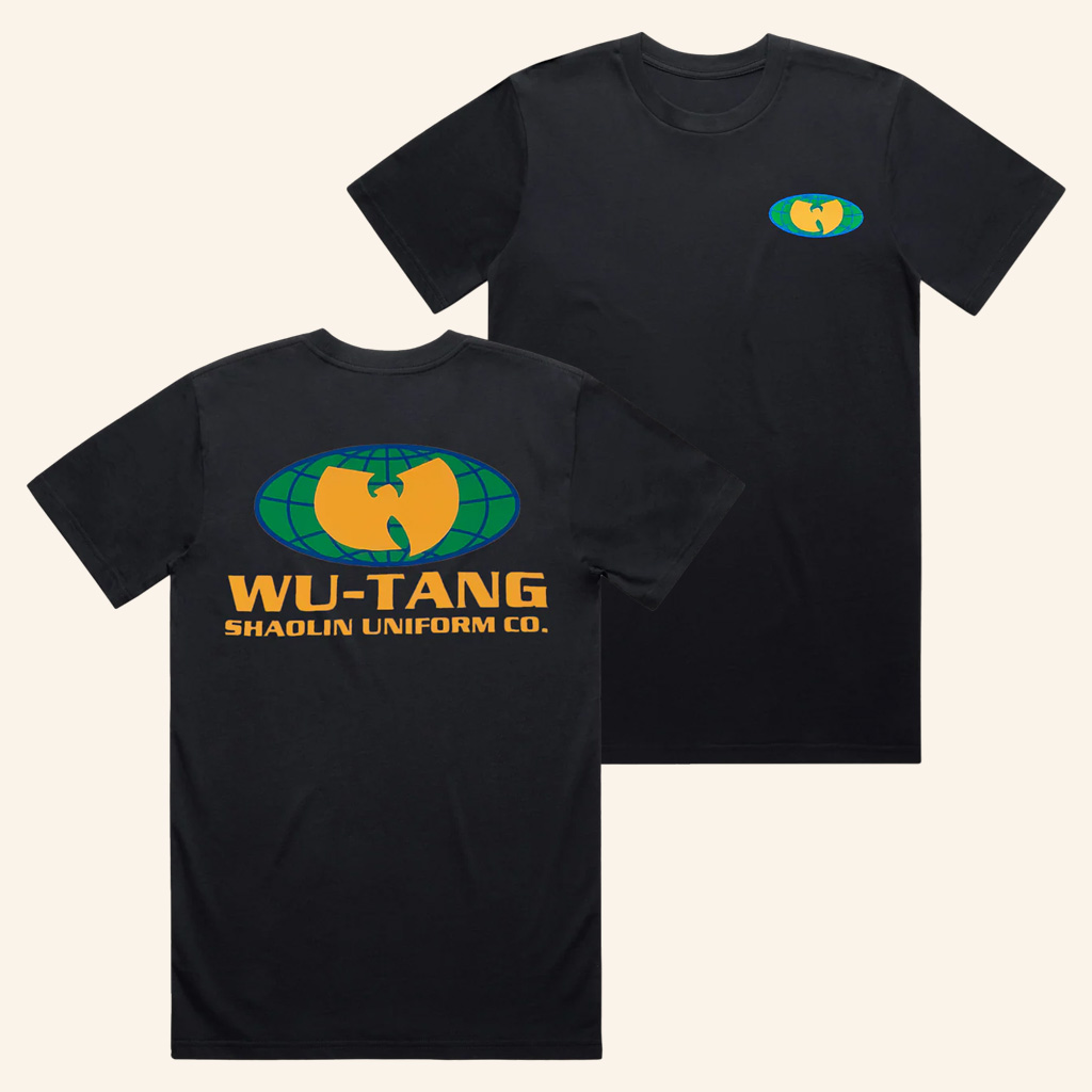Wu Tang Merch Shaolin Uniform T-Shirt Black Christmas Gifts For Wu Tang Fans