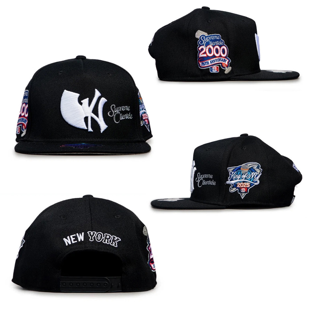 Wu-Tang Ny 2025 Snapback Hat Wu Tang Yankees Hat Special Gifts For Dad
