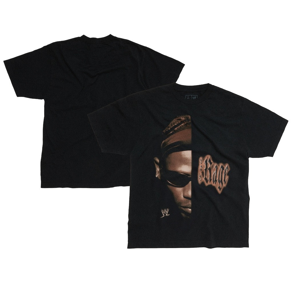 WWE Cactus Jack Merch T-Shirt Travis Scott Wrestlemania Merch CJ X WWE Meet The Rage Shirt