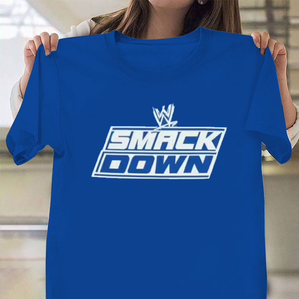 WWE Friday Night Smackdown Blue T-Shirt Gifts For Fans