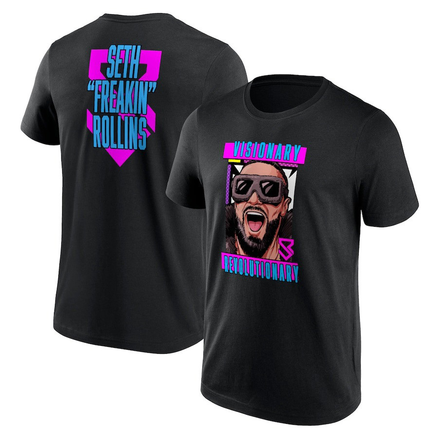 WWE Seth Rollins Visionary Revolutionary T-Shirt Step Dad Gifts