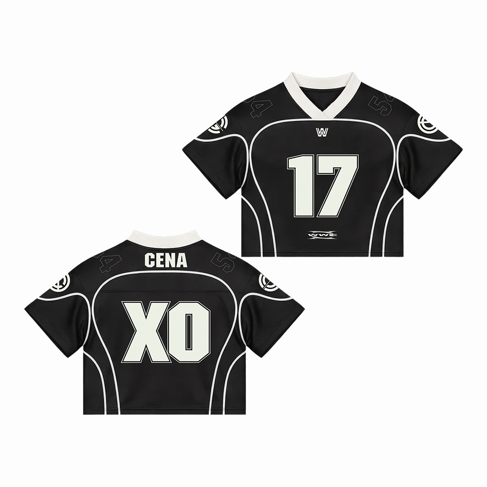 WWE x XO Cena 17 The Weekend Crop Top Jersey 90s Wrestling Aesthetic Clothes The Weekend Lover Gift Idea