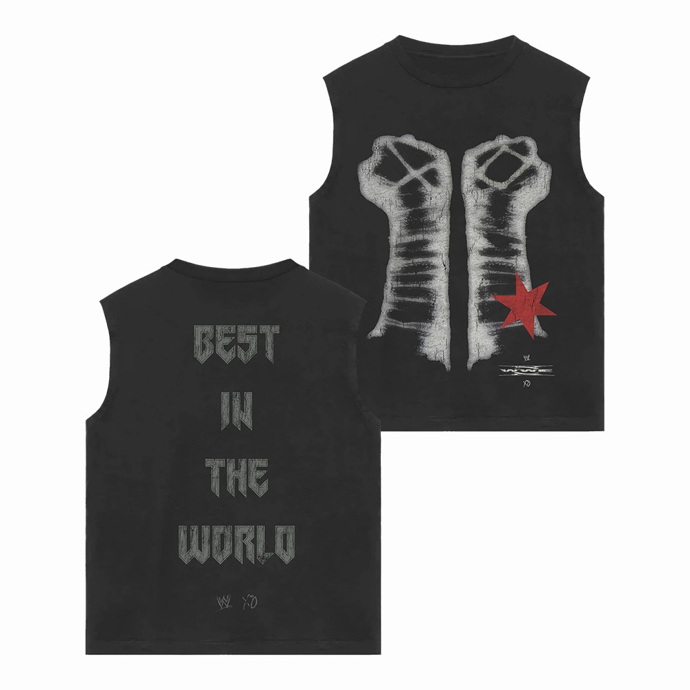 WWE x XO Cm Punk Cutoff The Weekend T-Shirt Best In The World Shirt Music Gift For Boyfriend