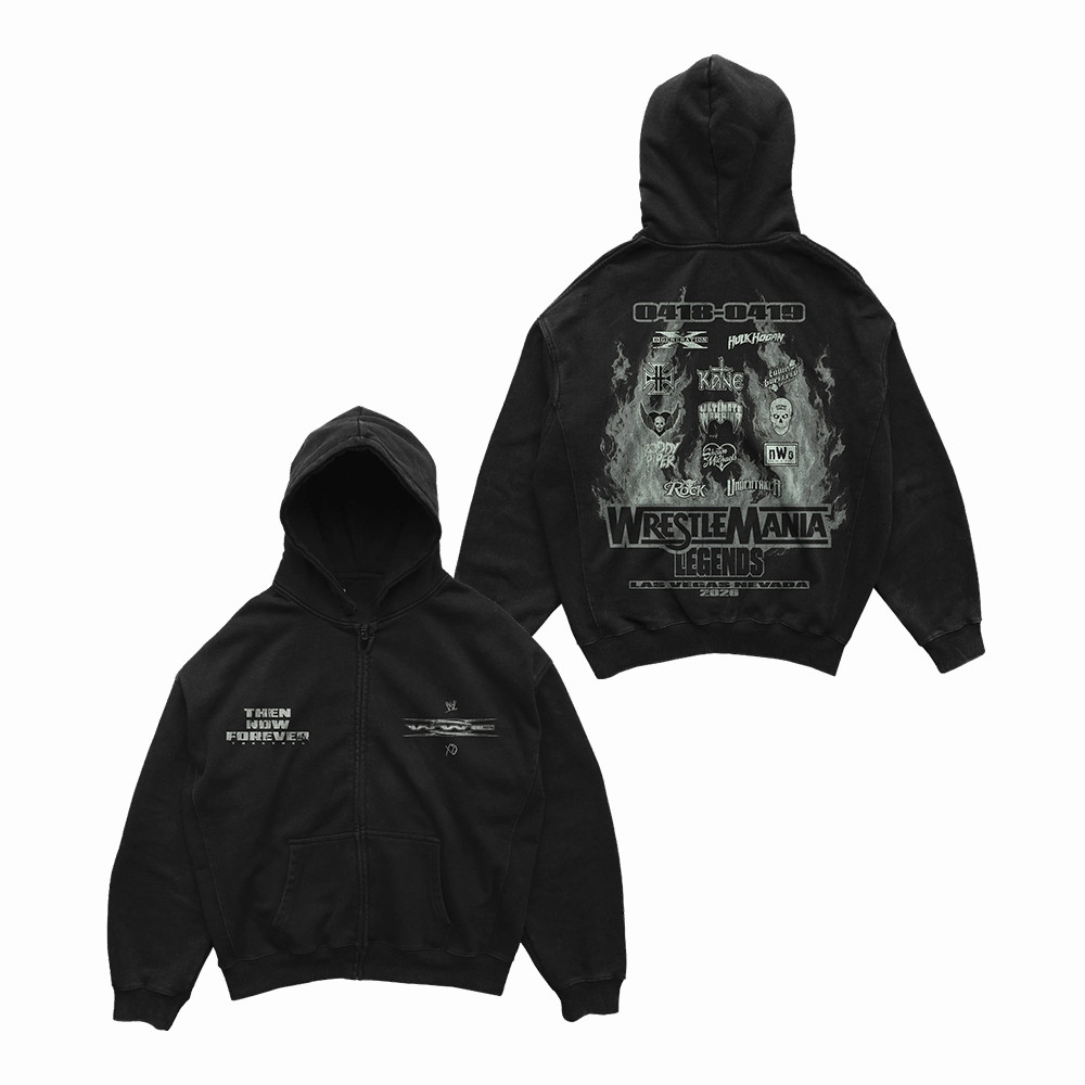 WWE x XO Legends The Weeknd Zip Hoodie The The Weeknd Collab Graphic Apparel Gift For Boyfriend