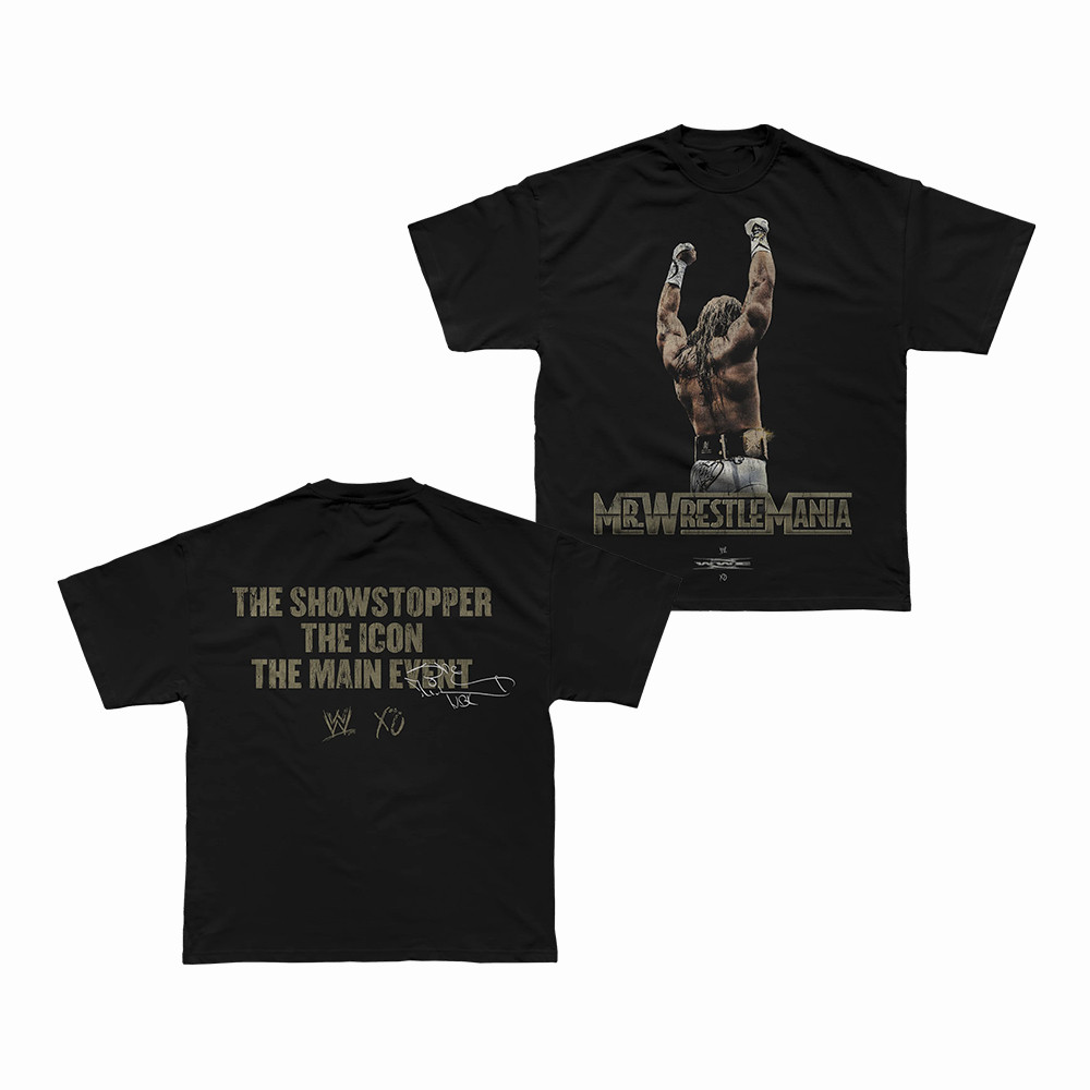 WWE x XO Shawn Michaels T-Shirt The Weekend Collab Graphic Tee Music Lover Gift For Him