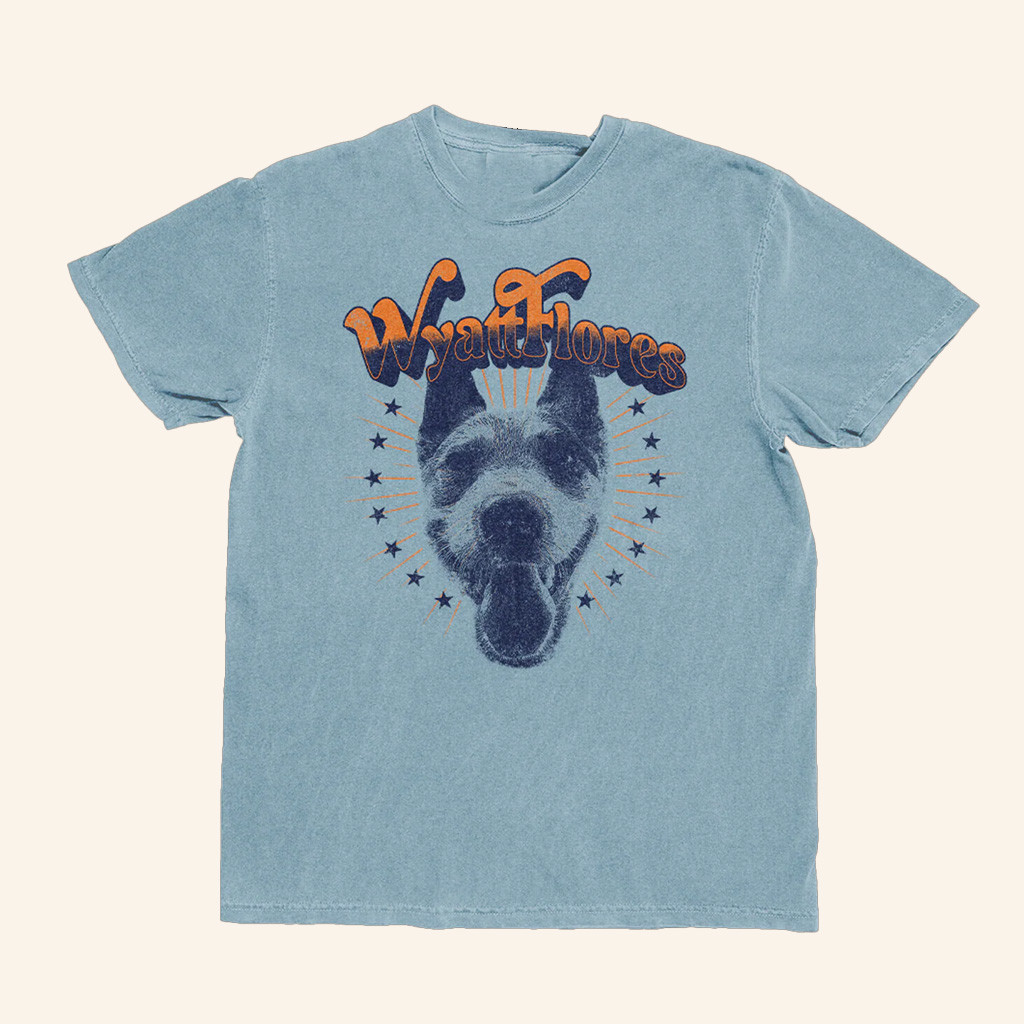 Wyatt Flores Music Merch Blue Heeler T-Shirt Xmas Gifts For Music Lovers Wyatt Flores Music Merch Blue Heeler T-Shirt Xmas Gifts For Music Lovers
