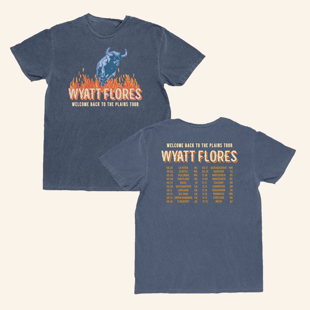 Wyatt Flores Music Merch Welcome Back To The Plains Tour 3 0 Shirt Gifts For Music Fans Wyatt Flores Music Merch Welcome Back To The Plains Tour 3 0 Shirt Gifts For Music Fans