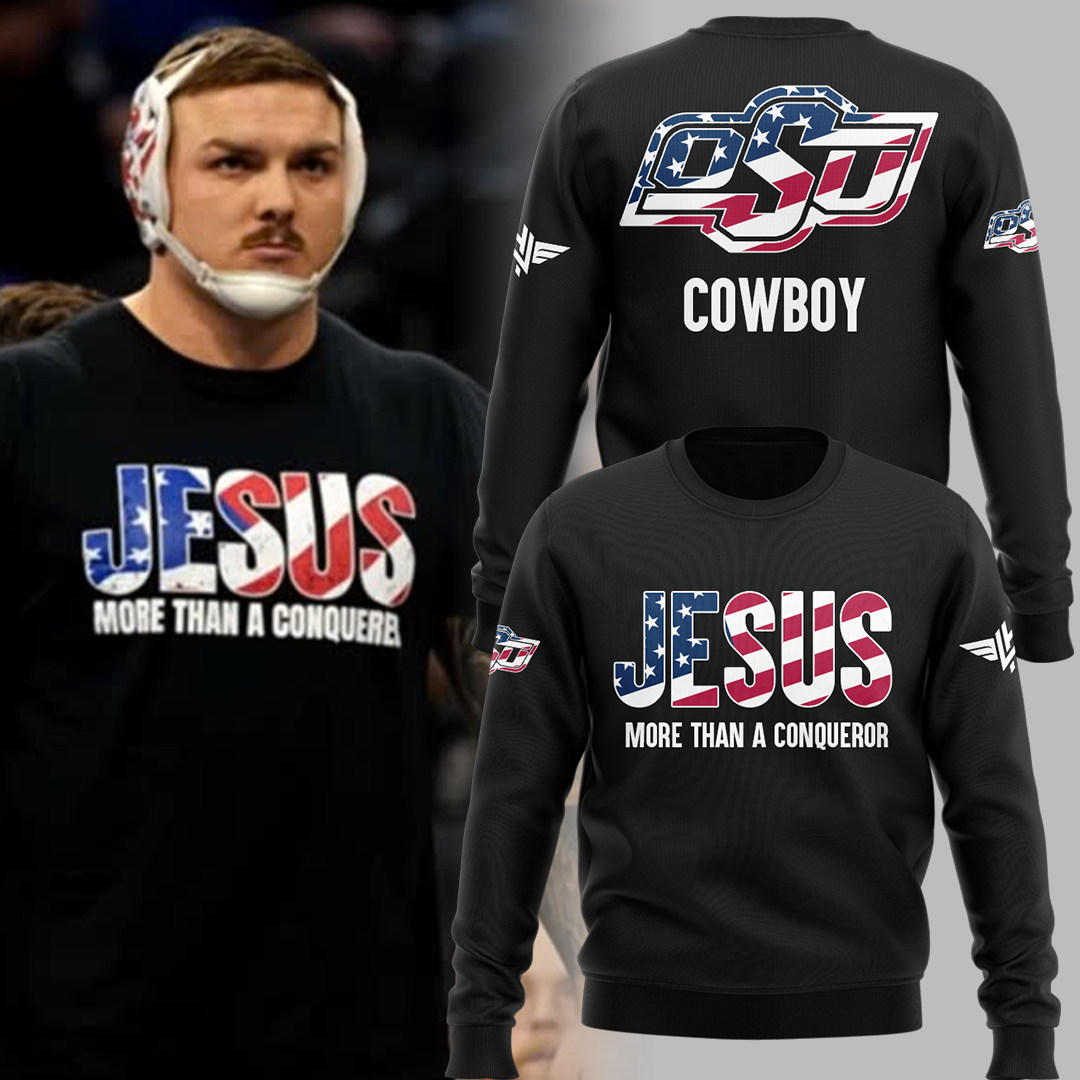 Wyatt Hendrickson JESUS Sweatshirt Best Gifts For Wrestling Fans